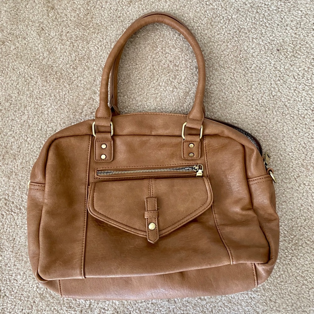 Antik Kraft Cognac Leather Purse
